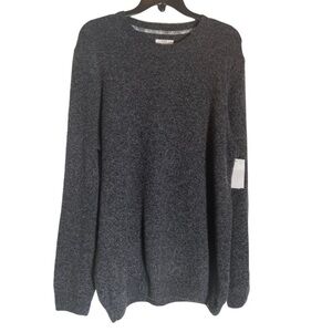 BRAX - Rick Sweater in Storm (black white marbling)